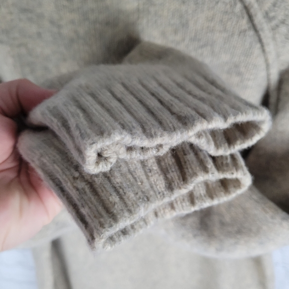 SPRINGFIELD | 100% lambswool high neck ¼ zip knit sweater - Picture 5 of 9